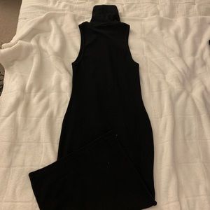Turtle neck midi dress
